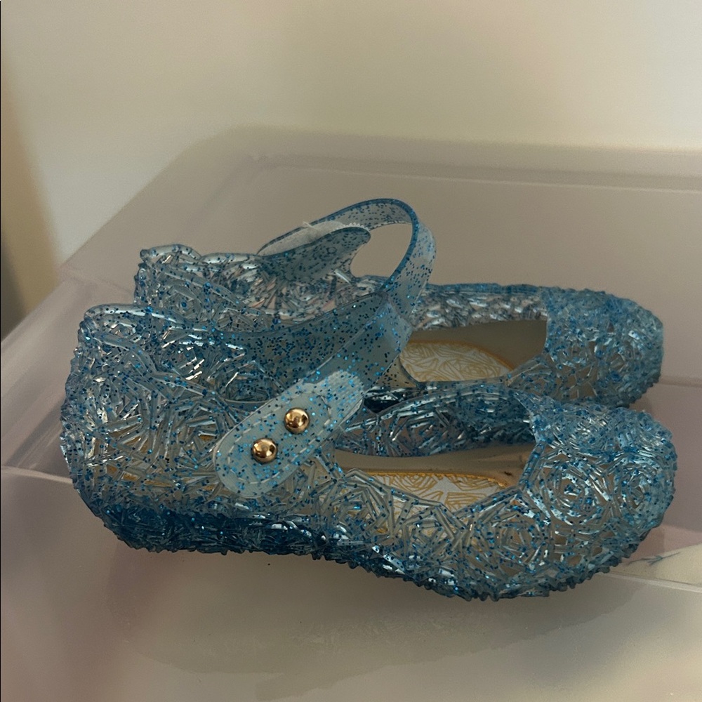 Glittery Blue Dress Shoes